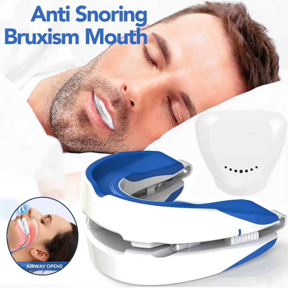 Anti Snoring Mouth Guard และหญิง เครื่องช่วยปรับช่องปาก ลดการกรน ทำจากซิลิโคนเป็นยางครอบฟัน