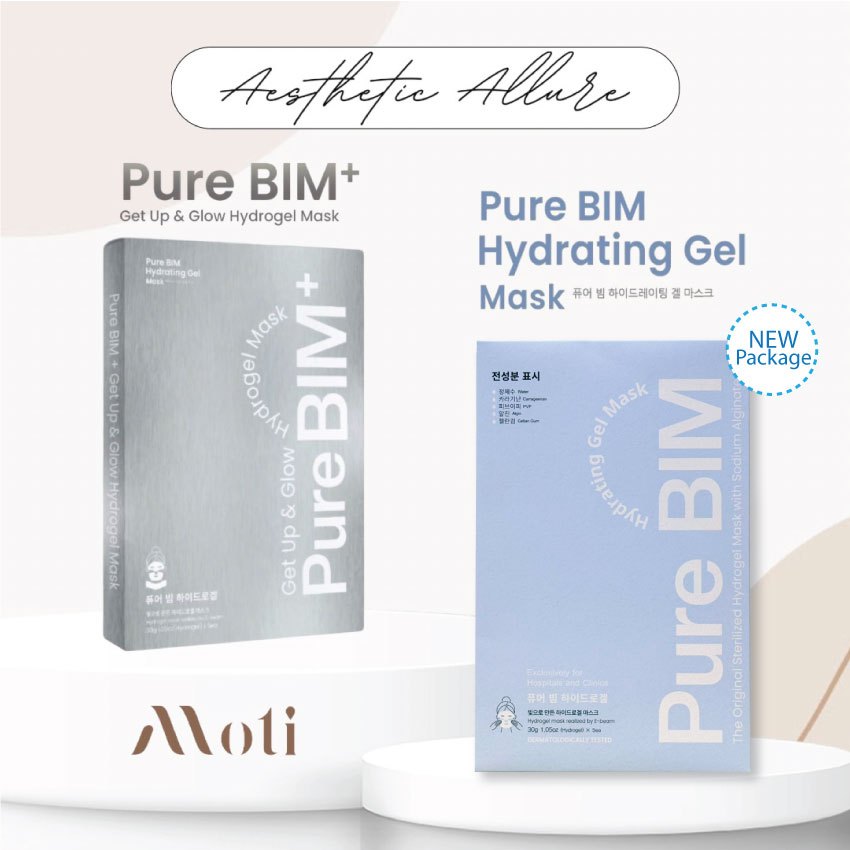 Skin O’Clock Pure BIM Hydrogel Mask / Pure BIM+ Get Up & Glow Hadrogel Mask