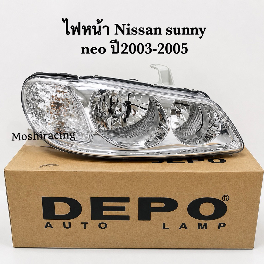 Depoไฟหน้า NISSAN SUNNY NEO ปี2003 2004 2005