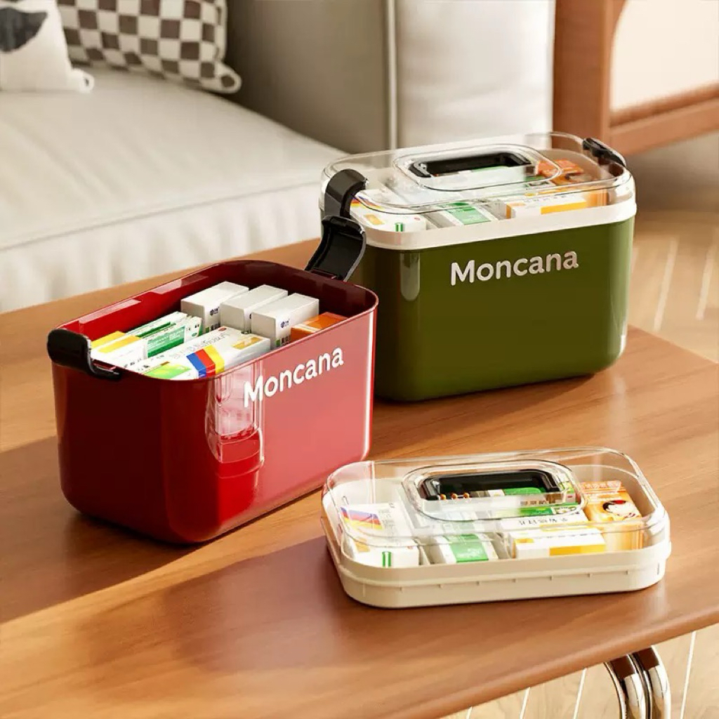 Littlehome (พร้อมส่ง) : medical box กล่องจัดเก็บยา