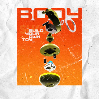 SUKOL BOOY Clicker ระเบิดจิ๋ว พวงกุญแจ Build Your Own 3D Print PLA DIY สุ่ม Body 4 แบบ
