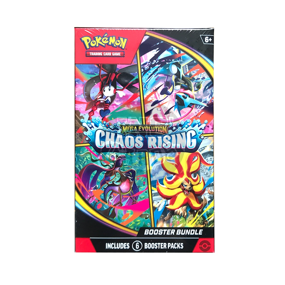 การ์ดสะสมโปเกมอน Pokemon Mega Evolution (ME04) Chaos Rising Booster Bundle Box