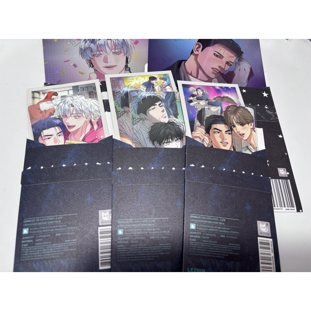 โพลารอย โปสการ์ด sparklz bl manhwa season greeting 2026 jinx you are so lovely r2r