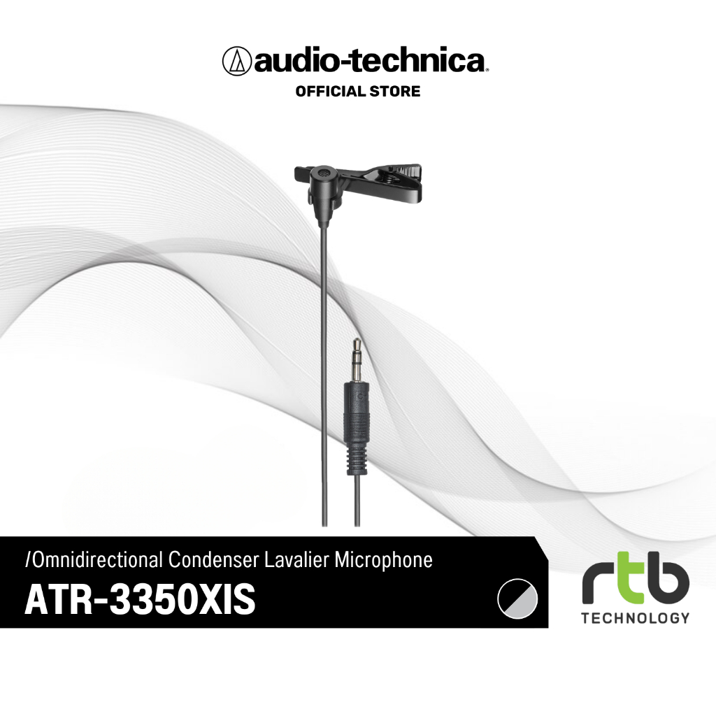 [Clearance] Audio Technica ATR3350XIS ไมโครโฟนแบบคอนเดนเซอร์ ไมค์ติดปกเสื้อ ไม่รับประกันสินค้า