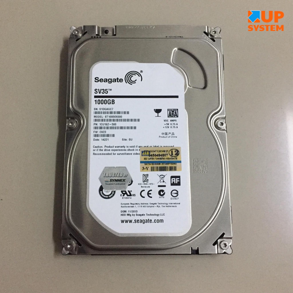 HDD Seagate(SV35) / 1TB / SATA-III / 7200 RPM / Size 3.5นิ้ว (#ฮาร์ดดิสก์มือ2)