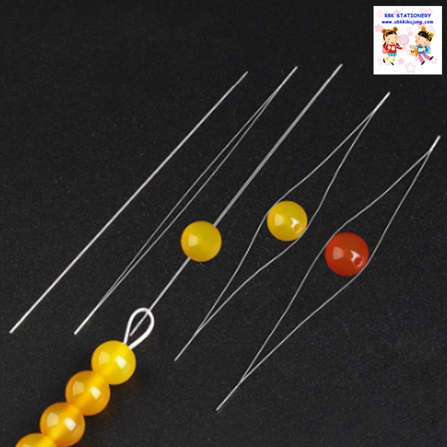 เข็มร้อยลูกปัด เข็มร้อยหินสี มีหลายขนาด 5.5 ซม. - 14 ซม. ลูกปัด DIY, อุปกรณ์ร้อยลูกปัด, อุปกรณ์ร้อยสร้อยข้อมือ