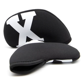 GOLF IRON COVER หัวกอล์ฟเหล็กเซ็ทคลุมเตียง4/5/6/7/8/9/A/P/S/X 10PCS Headcovers Iron Club ที่คลุมหัวไม้กอล์ฟเหล็กกันน้ำ