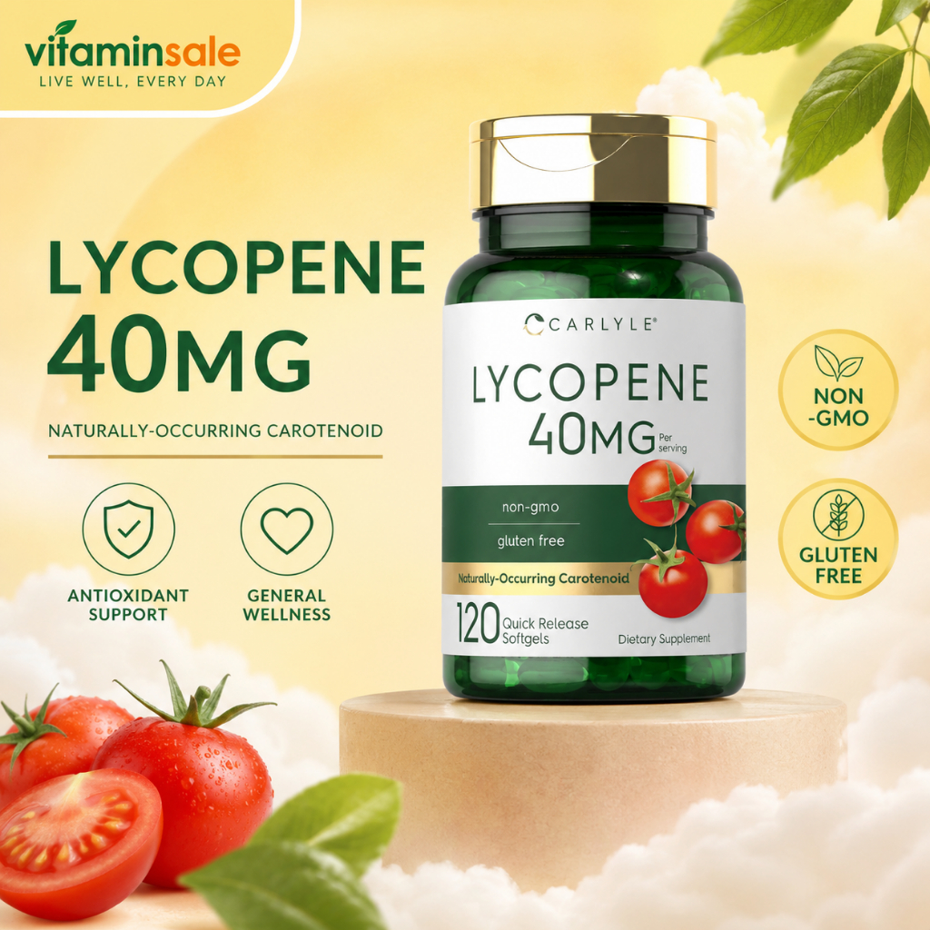 Carlyle Lycopene 40mg 120 เม็ด สารสกัดไลโคปีนเข้มข้น จากมะเขือเทศ
