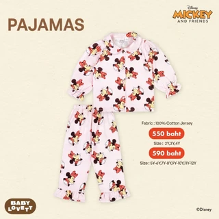 [Babylovett] (V7) Mickey Mouse & Friends - Pajamas ชุดนอนคอปก