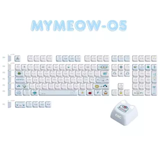 [โค้ดคุ้มลด 20%] DEKAY MYMEOW Collection Keycap คีย์แคปภาษาไทย CAT KEYCAP BIGPENGUIN BIG PENGUIN