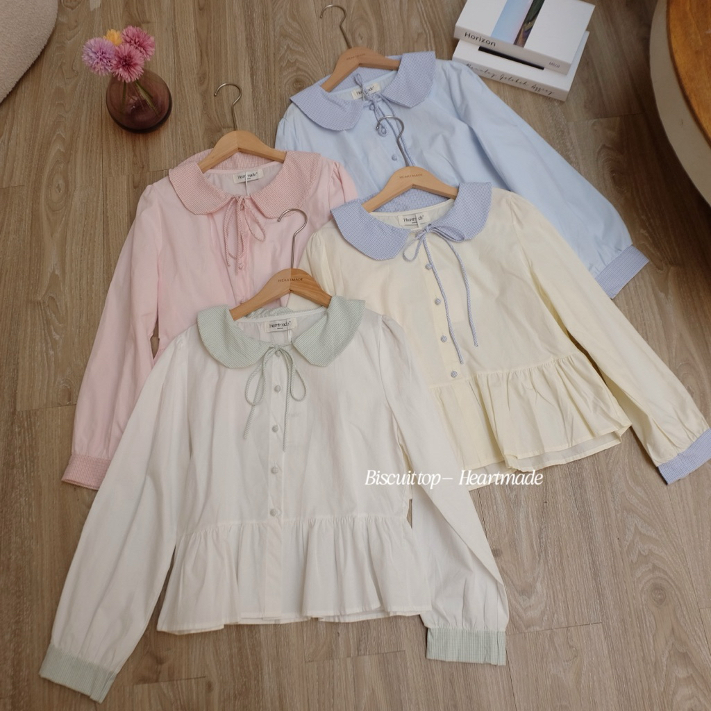 Heartmade-(รหัส#812)Biscuit top🥠🍪(สินค้าพร้อมส่ง)