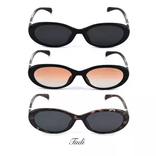 แว่นกันแดด TUDI รุ่น SORA เลนส์ Polarized ( ยกเว้นเลนส์สีส้ม ) ดีไซน์ทรงรีที่ให้ลุคเรียบ เท่ และดูทันสมัย เหมาะสำหรับสาย