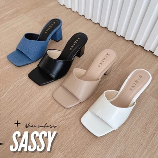 Rarin [ Sassy ] Sz.36-41 รองเท้าส้นสูง 2.5 นิ้ว ***เท้าอวบ/เท้ากว้าง บวกเพิ่ม***