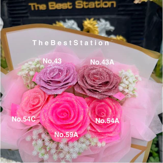 BestBuyStationery กากเพชร โรยดอกกุหลาบ 500g ราคาส่ง Glitter DIY GradeA 0.2mm.