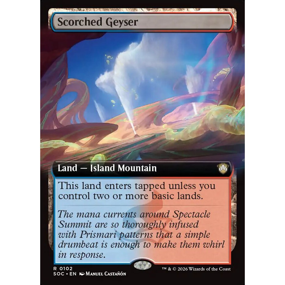[Secrets of Strixhaven Commander] - (SOC) - (R) - [Scorched Geyser] - [2026]