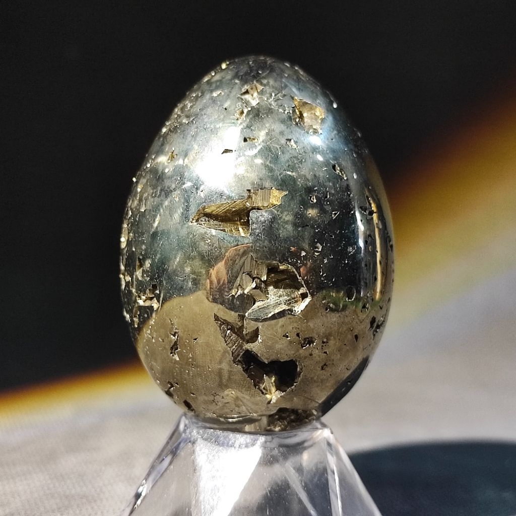 ไพไรต์ ทรงไข่ ( Pyrite )