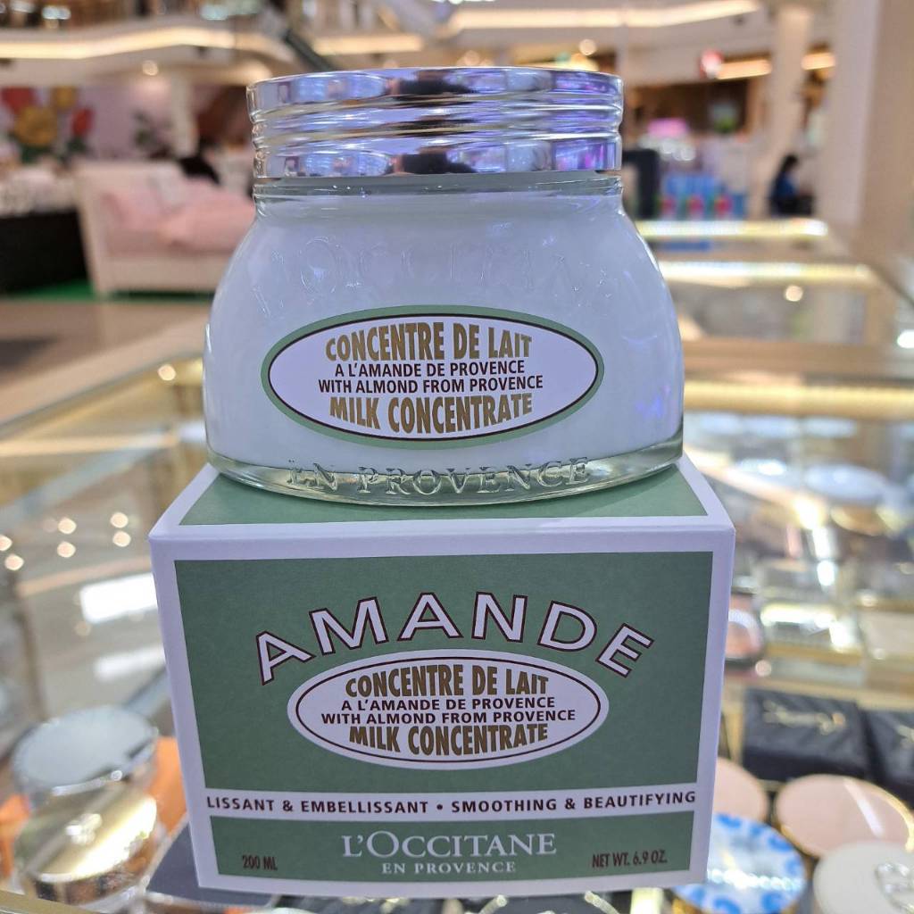 Loccitane amande concentre de lait milk concentrate & firming 200ml  น่าสัมผัสยากจะลืมเลือนกับครีมบำรุงผิวกาย จากล็อกซิท
