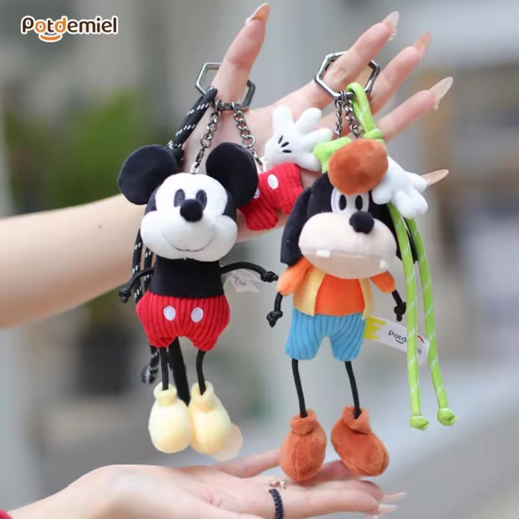 Disney l พวงกุญแจตุ๊กตา Mickey Minnne สินค้าพร้อมส่ง