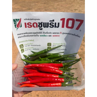 พริกเรดซูพรีม 107 (Syngenta)1ซองได้5000เมล็ด