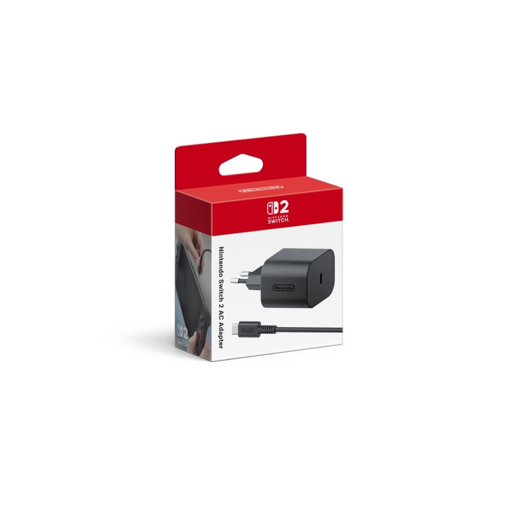 ะแดปเตอร์ Nintendo Switch / OLED / Nintendo Switch 2 Adapter แท้ รองรับ Fast Charge หัวปลั๊ก EU