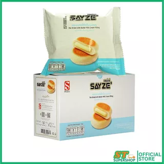 แพนเบรด SAYZE' ครีมนมเนย/ครีมใบเตย/ครีมไข่เค็ม/ยกกล่อง12ชิ้น
