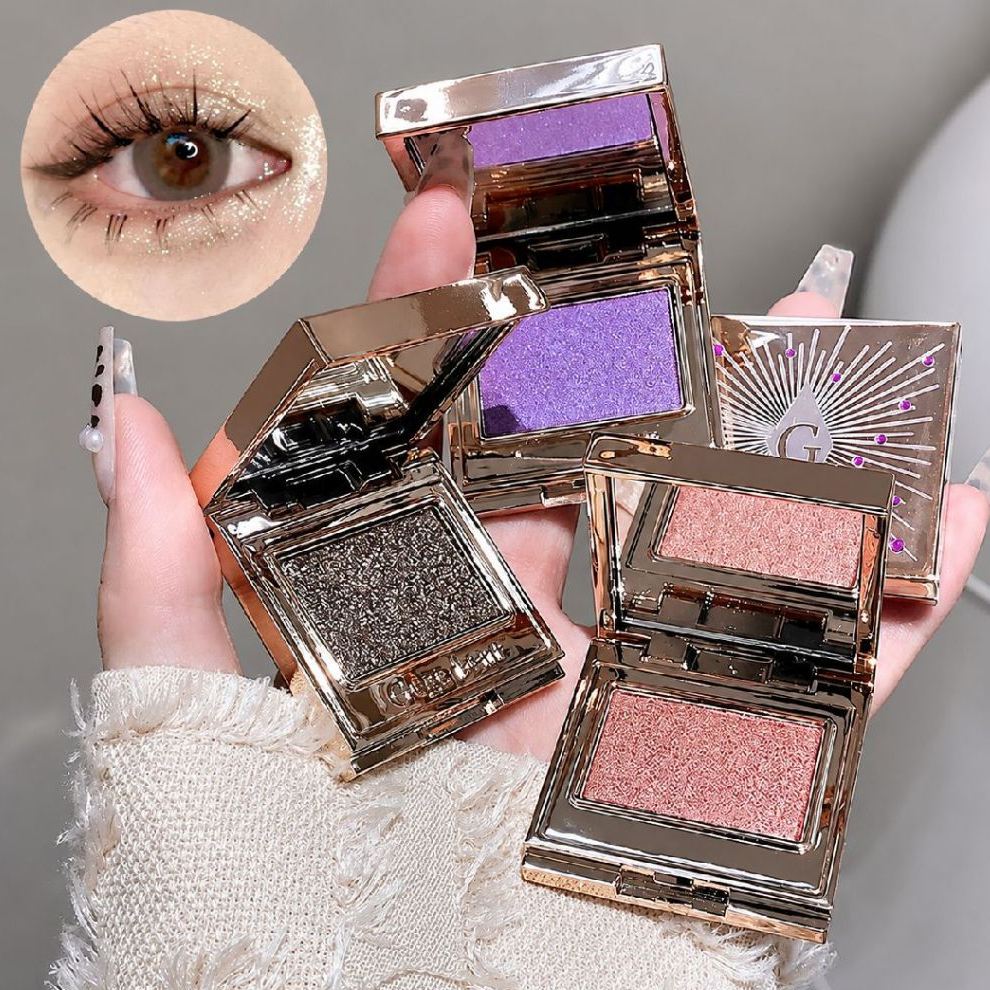EYE GLAM อายแชโดว์ กลิตเตอร์เพชรวิ้ง ชิมเมอร์ประกายละเอียด ติดทนนาน เนื้อเนียน เกลี่ยง่าย แต่งตาฉ่ำวาว เล่นแสงสวย
