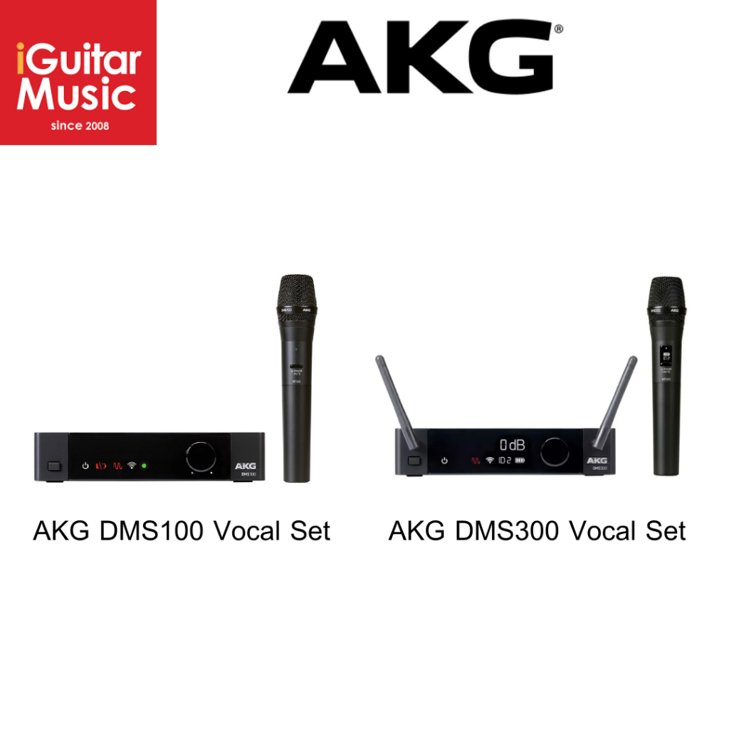 ชุดไมค์ลอย AKG DMS100, DMS300 Digital Wireless Microphone System