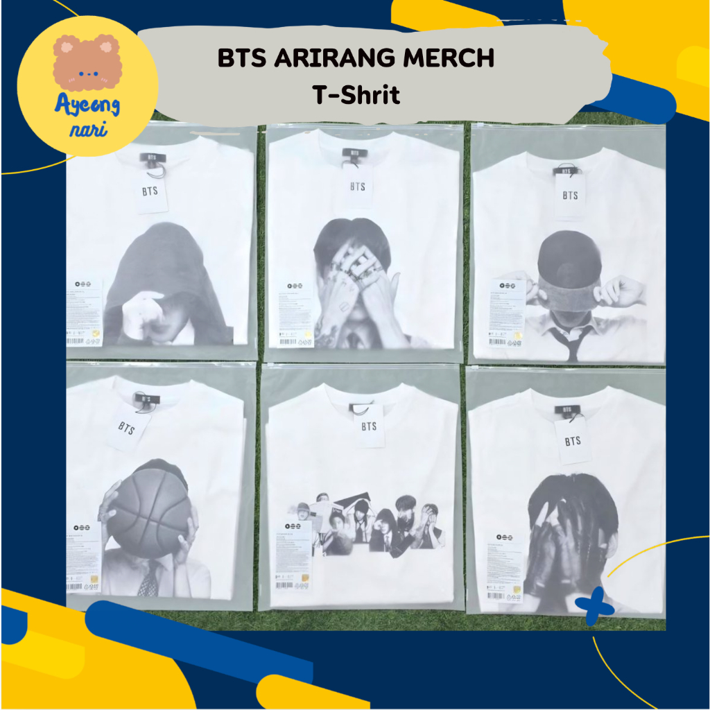 🛵 กทม. ส่งทันที 💣 BTS ARIRANG MERCH T-SHIRT เสื้อยืด ของแท้