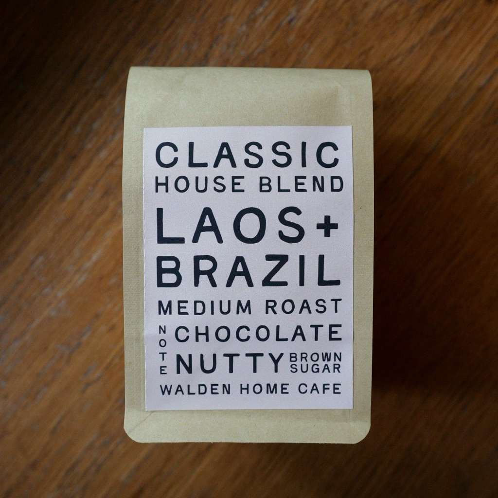 Walden Classic House Blend ( เมล็ดกาแฟคั่วกลาง ) 200g 500g 1kg