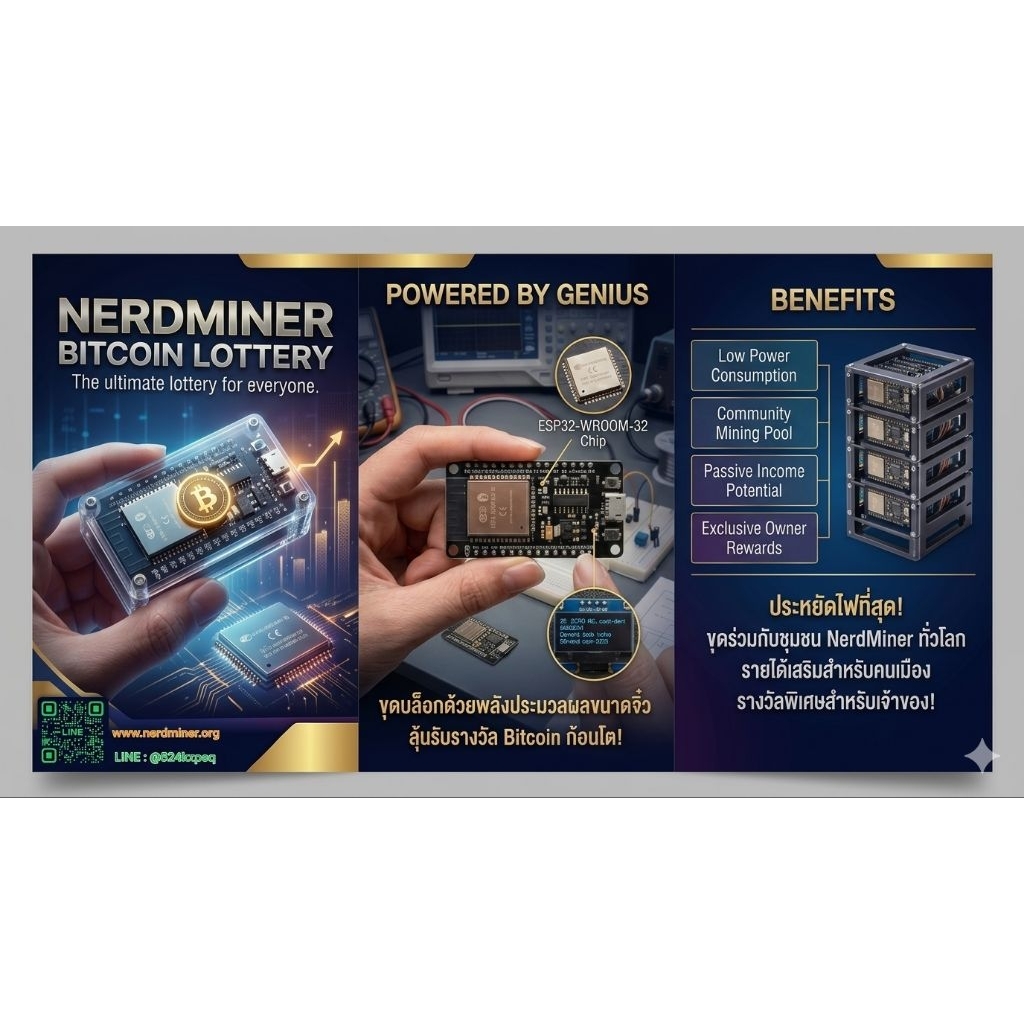 NerdMiner V.3 chip Esp32S3N16R8 / 400 - 550 KH/s