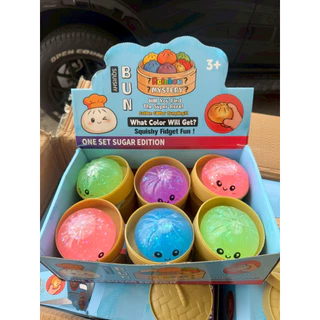 พร้อมส่งในไทย🍔(ขายส่งยกbox/12ชิ้น)สกุชชี่ซาลาเปากากเพชรรวมทุกแบบ