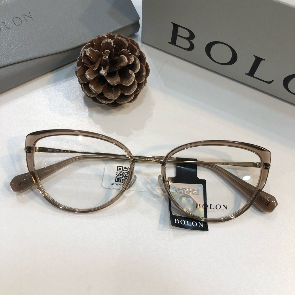 🚚ของแท้/ส่งเร็ว💨 BOLON BJ6156 B12 B13 B21 B39 B93 Prangue กรอบแว่นสายตาโบลอน แว่นญาญ่า  Official Aut