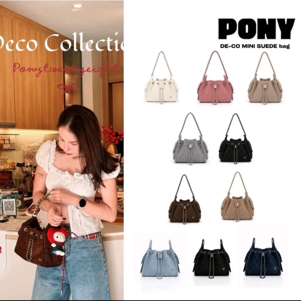 🖤🩷DeCo Mini (เดโก้) Suede 2026🖤จากร้านPonytwentyeight100%🩷