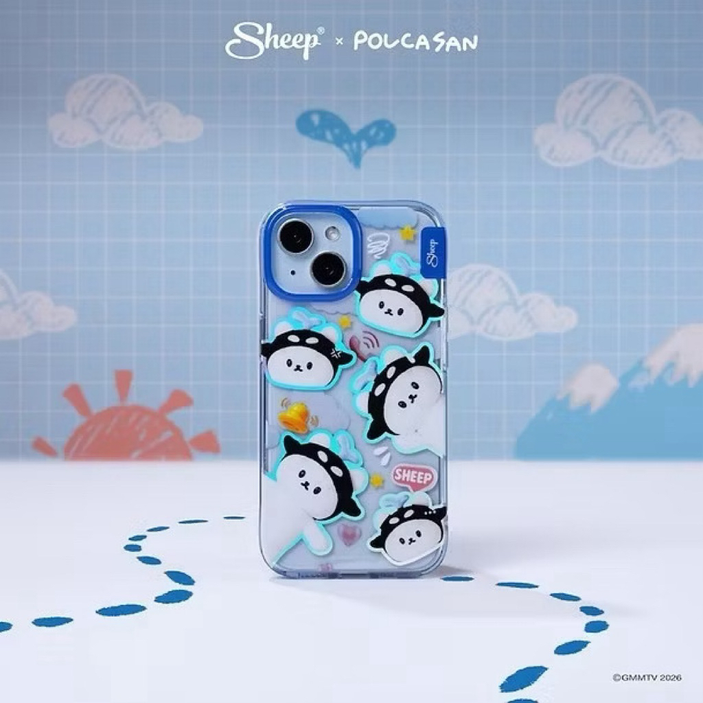 [For iPhone MS & Samsung Polcasan Collection เคสสำหรับไอโฟนแถมฟรี สายห้อยเคส สำหรับไอโฟน MS แม่เหล็กลิขสิทธิ์แท้ VR