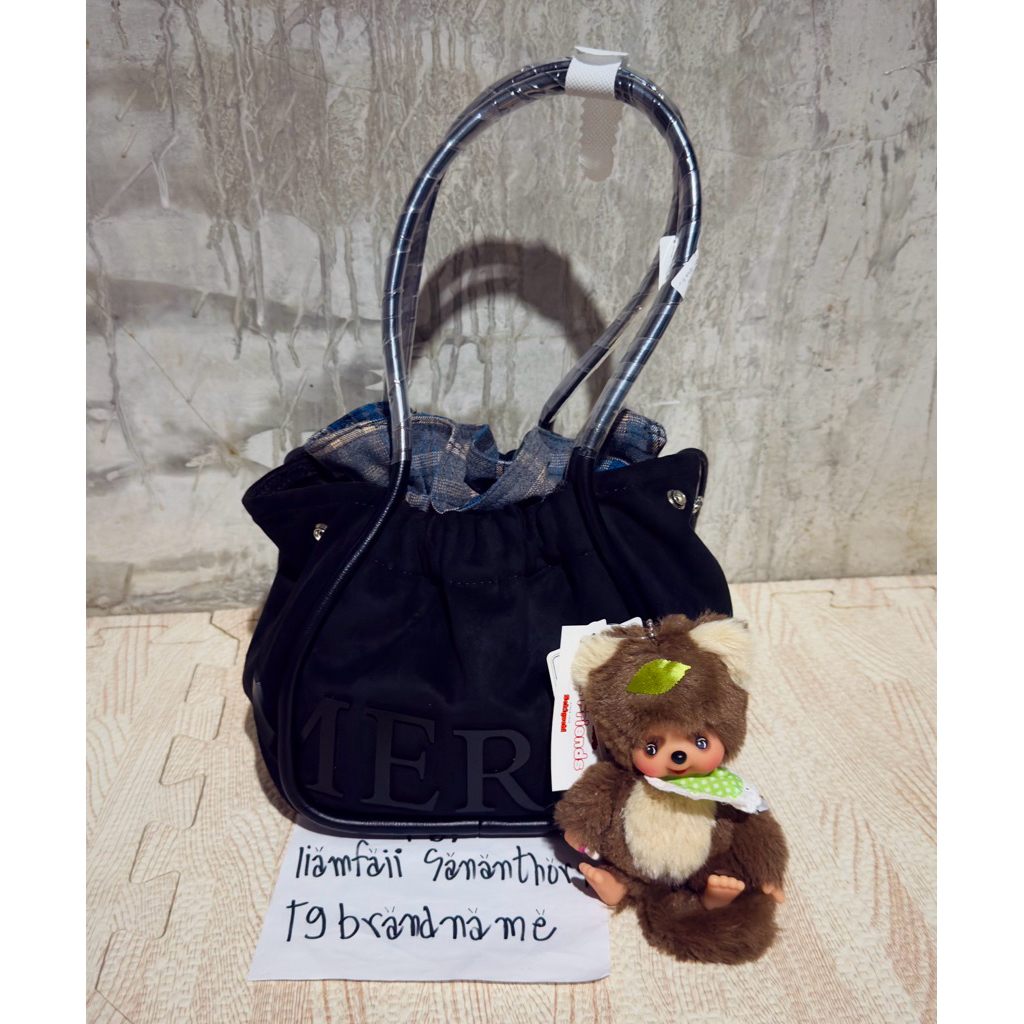 🐵Monchichi Tanuki💚12Cm ของแท้จาก🇯🇵💯%Rare Item