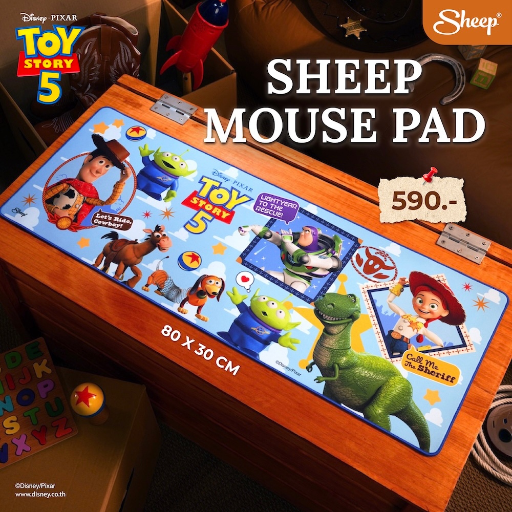 [Mouse Pad Toy Story 5] Toy Story 5 Collection แผ่นรองเมาส์ลายทอยสตอรี่  แผ่นรองเมาส์ขนาดใหญ่deskmat วางเต็มโต๊ะ กันลื่น