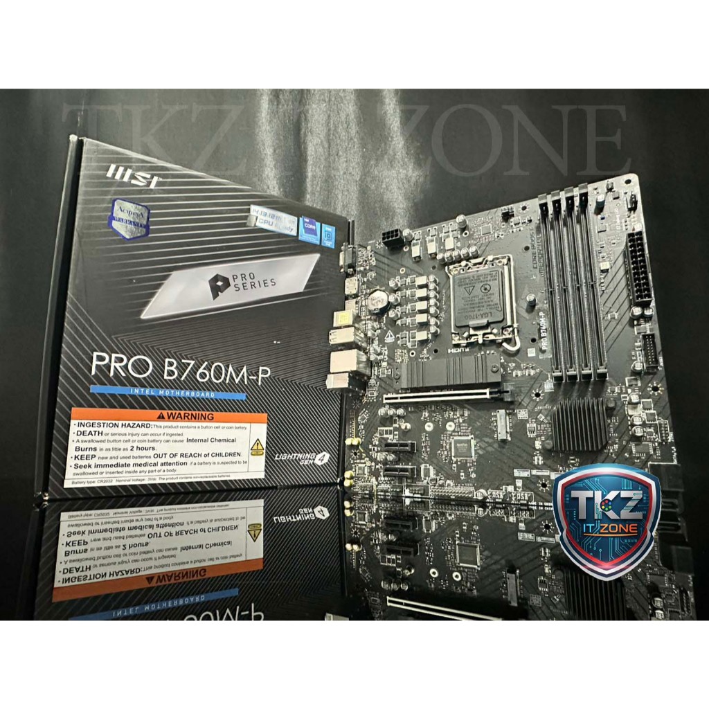 เมนบอร์ด(mainboard) MSI B760M-P (socket 1700)