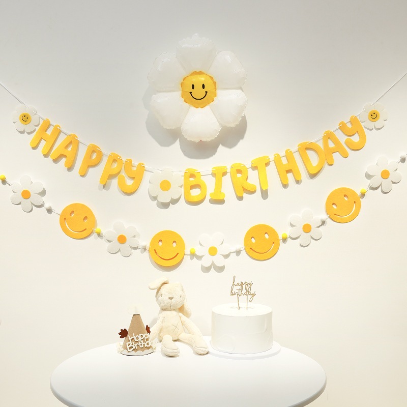 ธงวันเกิด ธงราว ธง ธงHappy Birthday ธงตัวอักษร ชุดธงวันเกิดปาร์ตี้