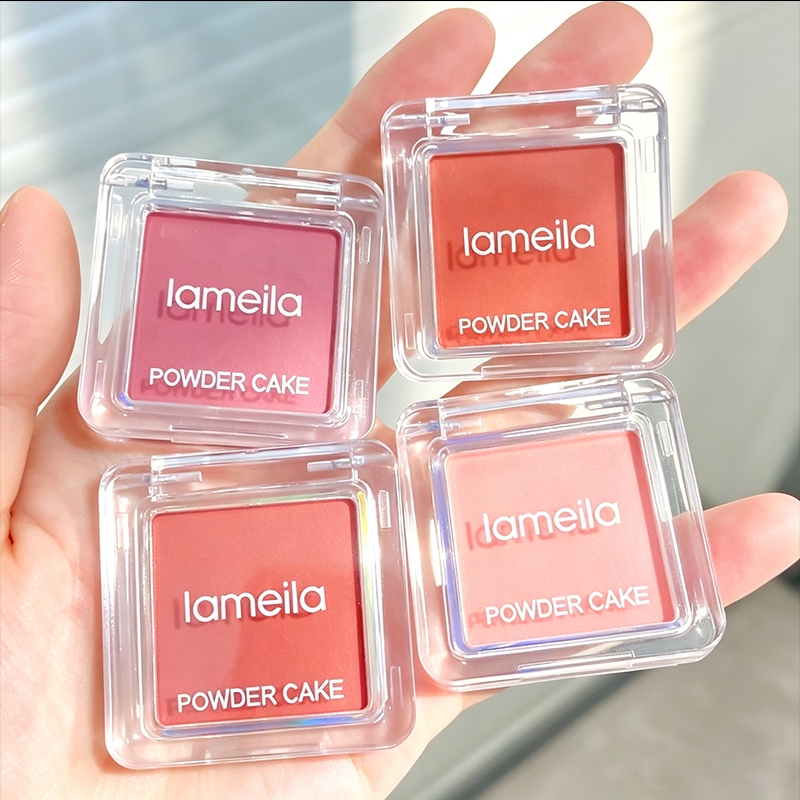Lameila บลัชออน บลัชออนเนื้อครีม ชมพูพีช ส้มพีช เนื้อดี ธรรมชาติ สีสวย กันน้ํา ติดทนนาน