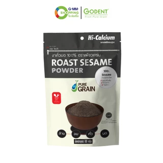 Pure Grain เพียวเกรน งาคั่วบด100% 80 กรัม 6 ถุง #202574