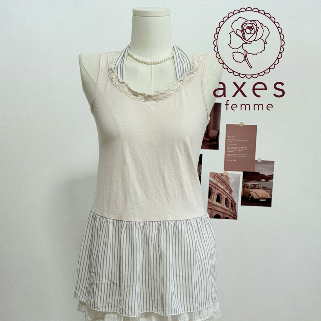 เสื้อกล้าม axes femme อก32-36 ยาว26