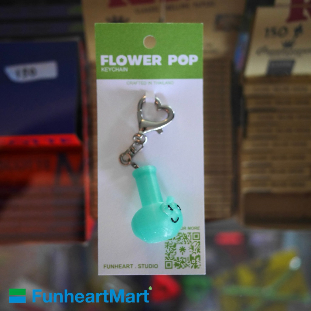 Flower Pop B0ng Keychain