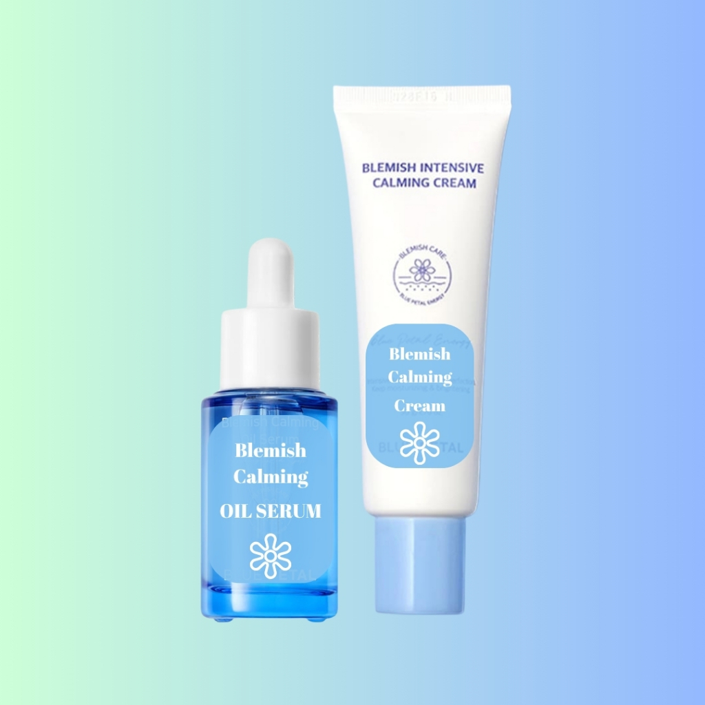 Eclado Blemish Calming Oil Serum 24mL & Blemish Intensive Calming Cream 50g ช่วยปลอบประโลมผิวบอบบาง ระคายเคืองง่าย