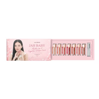 BOX SET JAH BRAND ลิปแมท ครบทุกสี ลิปจ๊ะ ติดทน ไม่ตกร่อง ไม่แห้งตึง ปากนุ่ม สีชัด