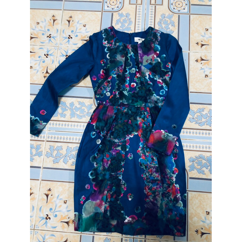 เดรส Erdem ผ้าเนื้อดีหน่า ซับในทั้งตัว Size S ซักแล้ว ยังไม่เคยใส่