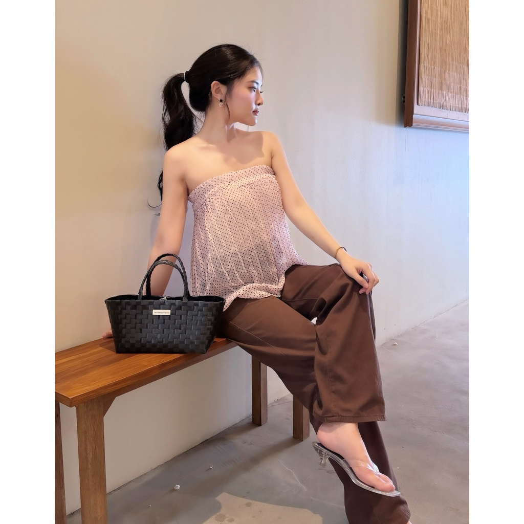 NEW 🎀 กระเป๋าสานงาน 𝐇𝐚𝐧𝐝𝐦𝐚𝐝𝐞 𝟏𝟎𝟎%