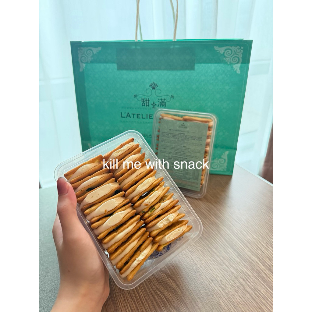 （พร้อมส่ง 17 สค) L’atelier Lotus ขนมนูกัตต้นหอมไต้หวันเจ้าดัง🇹🇼