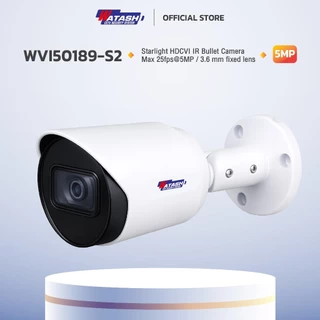 Watashi กล้องวงจรปิด รุ่น WVI50189-S2 5 MP HDCVI Starlight Built-in mic IR length 30 m