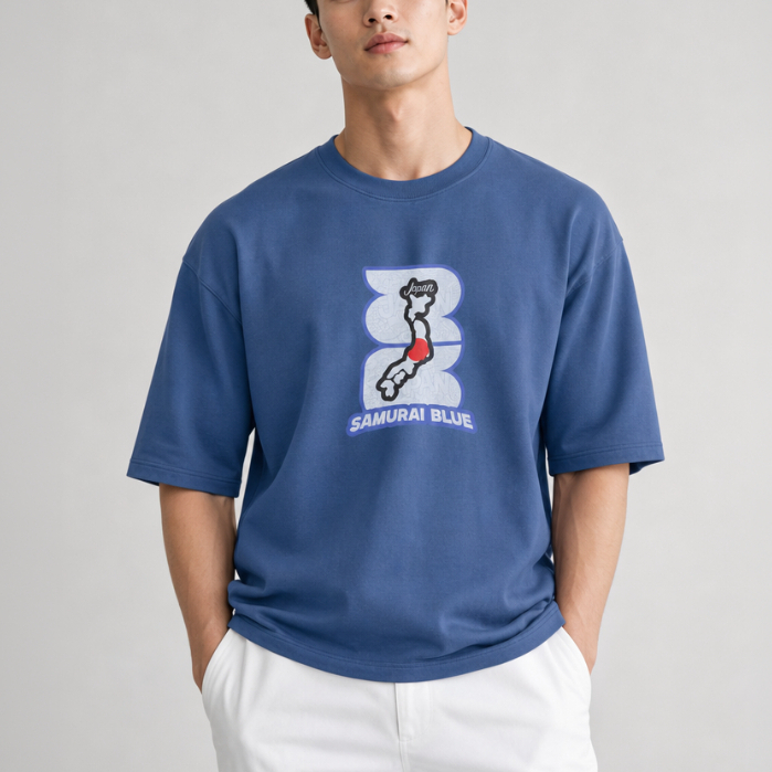 WARRIX เสื้อโอเวอร์ไซส์ T-SHIRT OVERSIZE รุ่น JAPAN (LA-262TSAWC19)