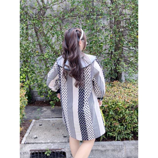 NITAAN(46-52)JUDY DRESS มี2 ไซส์ เดรสคอตตอนทรงเชิ้ต แต่งปกสวยๆ กระดุมหน้า ใส่ได้ทุกวันค่าา 🍋‍🟩